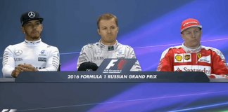 Rusijos GP: lenktynių spaudos konferencija
