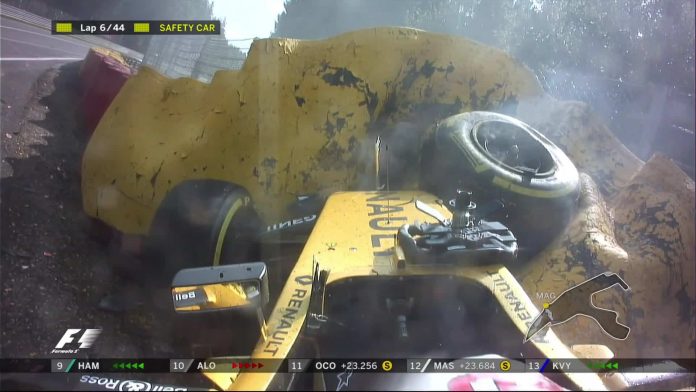Magnussen crash