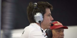 Toto Wolffas: esu sužavėtas pirmosiomis V. Botto lenktynėmis mercedes toto wolff niki lauda