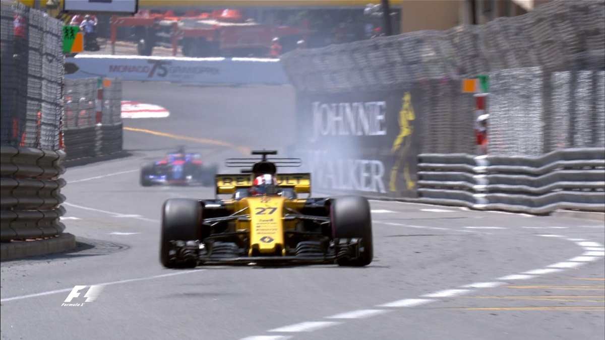 hulkenberg @MonakoGP pavarų dėžė