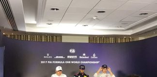 Prizininkų komentarai po Azerbaidžano lenktynių azerbaijan gp