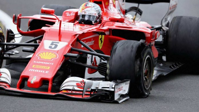 Vettel tyre