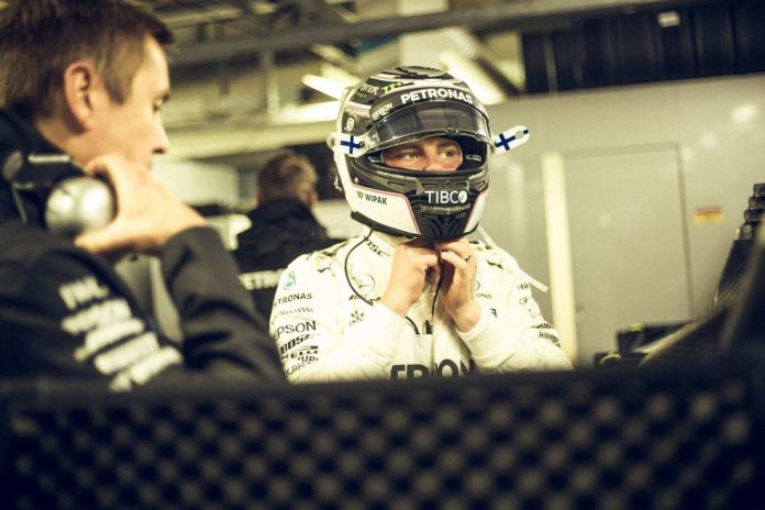Bottas ruošiasi kvalai Italijos GP kvalifikacijoje