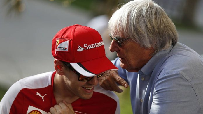 bernie ecclestone sebastian vettel