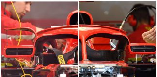 „Ferrari“ nuo bolido pašalino veidrodėlių sparnelius ferrari