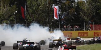 ispanijos gp avarija