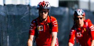 Kanadoje kol kas Sebastianui Vetteliui nepavyksta įsivažiuoti sebastian vettel ferrari