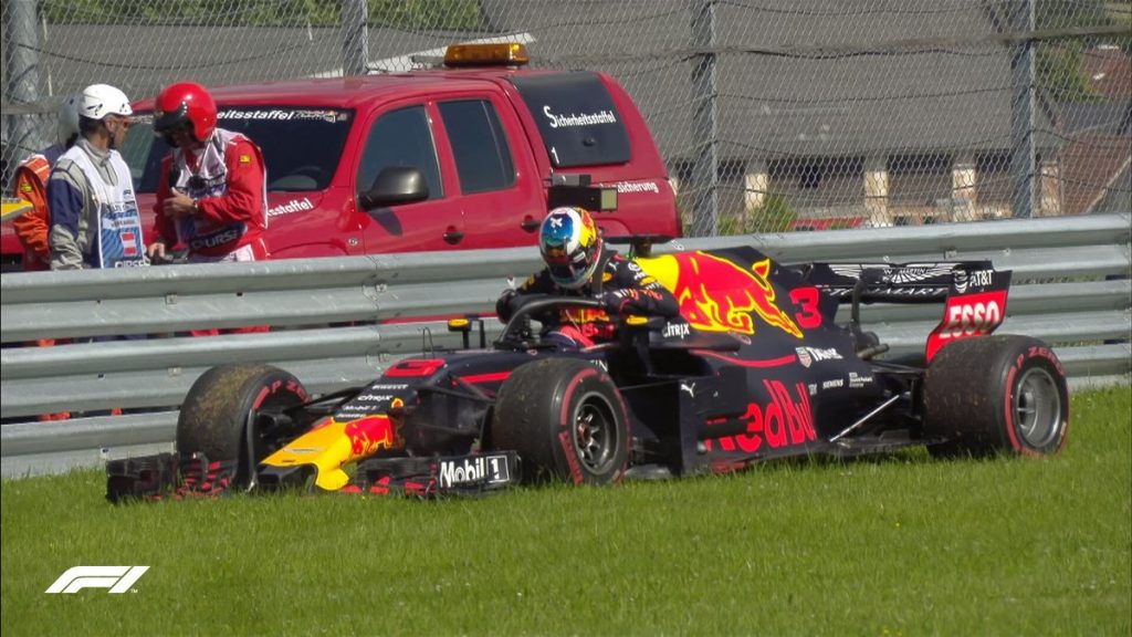 Daniel Ricciardo red bull austrijos gp lenktynėse