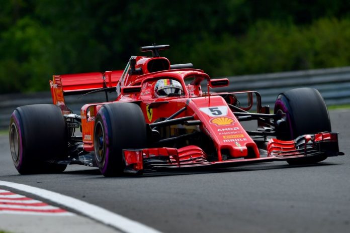 vettelis sebastianas vettelis ferrari