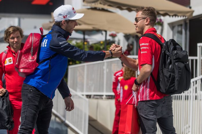 pierre gasly sebastian vettel pierre gasly sebastian vettel
