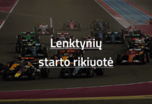 Singapūro GP: startinė rikiuotė